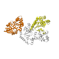 The deposited structure of PDB entry 1pwv contains 4 copies of Pfam domain PF07737 (Anthrax toxin lethal factor, N- and C-terminal domain) in Lethal factor. Showing 2 copies in chain B.