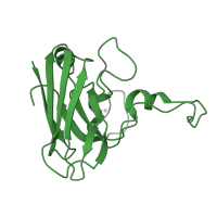 The deposited structure of PDB entry 1pzs contains 1 copy of SCOP domain 49330 (Cu,Zn superoxide dismutase-like) in Superoxide dismutase [Cu-Zn]. Showing 1 copy in chain A.