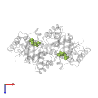 L-XYLITOL 5-PHOSPHATE in PDB entry 1q6q, assembly 1, top view.