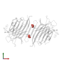 Modified residue PCA in PDB entry 1q8q, assembly 1, front view.