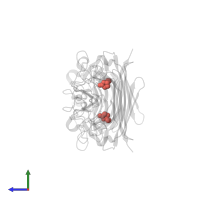 Modified residue PCA in PDB entry 1q8q, assembly 1, side view.