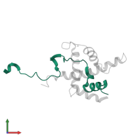 Cbp/p300-interacting transactivator 2 in PDB entry 1r8u, assembly 1, front view.