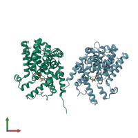 3D model of 1ror from PDBe