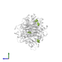 GLYCEROL in PDB entry 1rwa, assembly 1, side view.