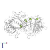 GLYCEROL in PDB entry 1rwa, assembly 1, top view.