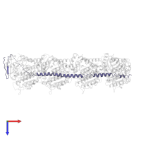 Stathmin-4 in PDB entry 1sa0, assembly 1, top view.