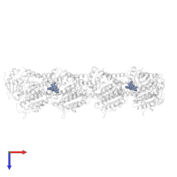 2-MERCAPTO-N-[1,2,3,10-TETRAMETHOXY-9-OXO-5,6,7,9-TETRAHYDRO-BENZO[A]HEPTALEN-7-YL]ACETAMIDE in PDB entry 1sa0, assembly 1, top view.