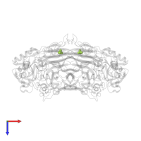 SULFATE ION in PDB entry 1sih, assembly 1, top view.