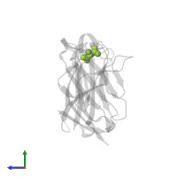 L(+)-TARTARIC ACID in PDB entry 1smo, assembly 1, side view.