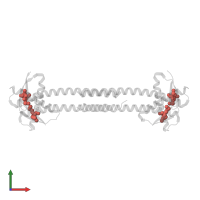 Modified residue MSE in PDB entry 1t3u, assembly 1, front view.