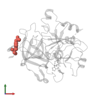 Modified residue TYS in PDB entry 1ta6, assembly 1, front view.