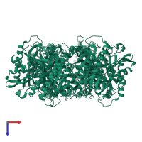 Uridine phosphorylase in PDB entry 1tgy, assembly 1, top view.