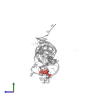 Modified residue 1MA in PDB entry 1tn1, assembly 1, side view.