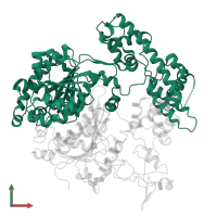 NEDD8-activating enzyme E1 regulatory subunit in PDB entry 1tt5, assembly 2, front view.