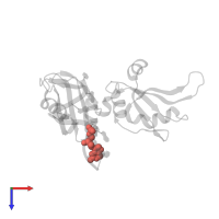 Modified residue 2PR in PDB entry 1u1p, assembly 1, top view.