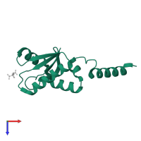 Adapter SH3BGRL in PDB entry 1u6t, assembly 1, top view.