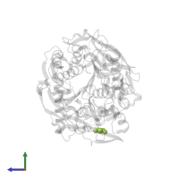 GLYCEROL in PDB entry 1uoo, assembly 1, side view.