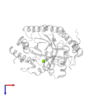 MAGNESIUM ION in PDB entry 1ur2, assembly 1, top view.