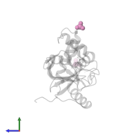 VANADATE ION in PDB entry 1uzi, assembly 1, side view.