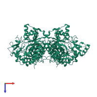 Long-chain-fatty-acid--CoA ligase in PDB entry 1v26, assembly 1, top view.