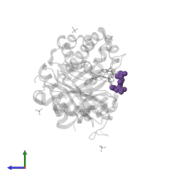 Modified residue IAS in PDB entry 1w9v, assembly 1, side view.