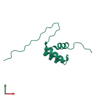 Zinc-finger homeodomain protein 2 in PDB entry 1wh7, assembly 1, front view.