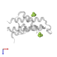 TERTIARY-BUTYL ALCOHOL in PDB entry 1wol, assembly 1, top view.