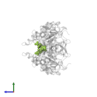 NICOTINAMIDE-ADENINE-DINUCLEOTIDE in PDB entry 1wze, assembly 1, side view.