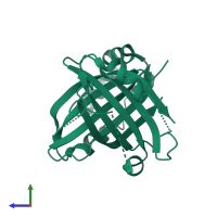 Heme oxygenase (staphylobilin-producing) 1 in PDB entry 1xbw, assembly 1, side view.