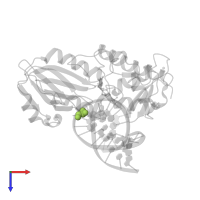 GLYCEROL in PDB entry 1xc8, assembly 1, top view.