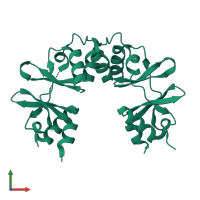 Hypoxic response protein 1 in PDB entry 1xkf, assembly 1, front view.