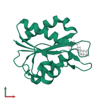Flavodoxin in PDB entry 1xt6, assembly 1, front view.