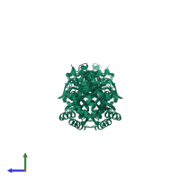 AFP-like domain-containing protein in PDB entry 1xuz, assembly 1, side view.