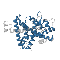 The deposited structure of PDB entry 1xzx contains 1 copy of Pfam domain PF00104 (Ligand-binding domain of nuclear hormone receptor) in Thyroid hormone receptor beta. Showing 1 copy in chain A [auth X].