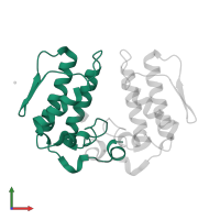 Acidic phospholipase A2 5 in PDB entry 1y75, assembly 1, front view.