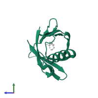 Type 3 secretion system pilotin in PDB entry 1y9t, assembly 1, side view.