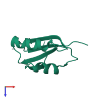 Copper-transporting ATPase 1 in PDB entry 1yjt, assembly 1, top view.