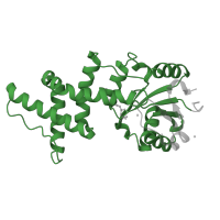 The deposited structure of PDB entry 1yns contains 1 copy of Pfam domain PF00702 (haloacid dehalogenase-like hydrolase) in Enolase-phosphatase E1. Showing 1 copy in chain A.