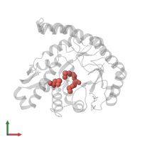 Modified residue MSE in PDB entry 1ypx, assembly 1, front view.