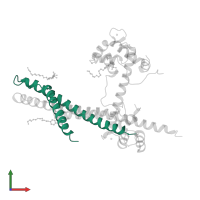 Troponin T, fast skeletal muscle isoforms in PDB entry 1ytz, assembly 1, front view.