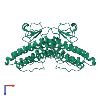 Nigerythrin in PDB entry 1yv1, assembly 1, top view.