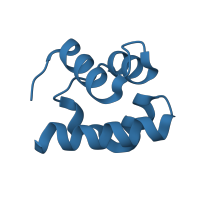 The deposited structure of PDB entry 1z1v contains 1 copy of Pfam domain PF09235 (Ste50p, sterile alpha motif) in Protein STE50. Showing 1 copy in chain A.