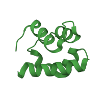 The deposited structure of PDB entry 1z1v contains 1 copy of SCOP domain 47773 (SAM (sterile alpha motif) domain) in Protein STE50. Showing 1 copy in chain A.