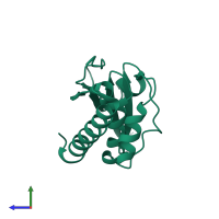 Arsenate reductase in PDB entry 1z2e, assembly 1, side view.