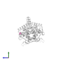 SULFATE ION in PDB entry 1zuc, assembly 1, side view.