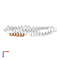 Talin-1 in PDB entry 1zw2, assembly 1, top view.