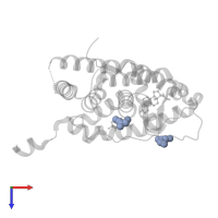 GLYCEROL in PDB entry 2aa7, assembly 1, top view.