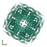 Imidazoleglycerol-phosphate dehydratase in PDB entry 2ae8, assembly 1, front view.