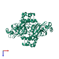 3C-like proteinase nsp5 in PDB entry 2amd, assembly 1, top view.