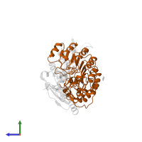 S-phase kinase-associated protein 2 in PDB entry 2ast, assembly 1, side view.